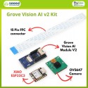 Grove Vision AI v2 Kit with OV5647 Camera Module, XIAO ESP32C3, Arm Cortex-M55 &amp Ethos-U55, TensorFlow and PyTorch supported