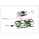 Active Cooler for Raspberry Pi 5 Active Cooling Fan Aluminium Heatsink with Thermal Pads