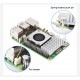 Active Cooler for Raspberry Pi 5 Active Cooling Fan Aluminium Heatsink with Thermal Pads