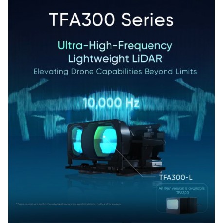 TFA300-L Series Long Range Ultra High Frequency Lightweight LiDAR Module for Drones UAV Vehicles