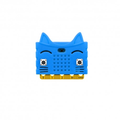 Kissrobot microbit Case Silicone Sleeve Dark Blue Biru Tua
