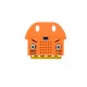 Kissrobot microbit Case Silicone Sleeve Dark Orange Oranye Tua