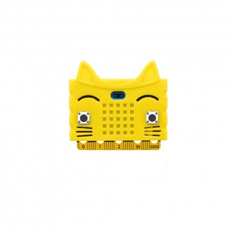 Kissrobot microbit Case Silicone Sleeve Yellow Kuning