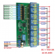 MODBUS RTU RS485 Relay Module DC 12V 8I8O with DIN Rail Box