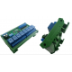 MODBUS RTU RS485 Relay Module DC 24V 8I8O with DIN Rail Box