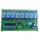 MODBUS RTU RS485 Relay Module DC 24V 8I8O with DIN Rail Box