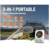 Bosean BH-X01 Portable CO Carbon Monoxide Detector 3 in 1 Rechargeable