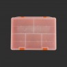 LEGO Robot Components Box Orange Double Layer - size : 25x17.6x5.6cm