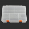 LEGO Robot Components Box Transparent Double Layer - size : 25x17.6x5.6 cm