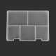 LEGO Robot Components Box Transparent Double Layer - size : 25x17.6x5.6 cm