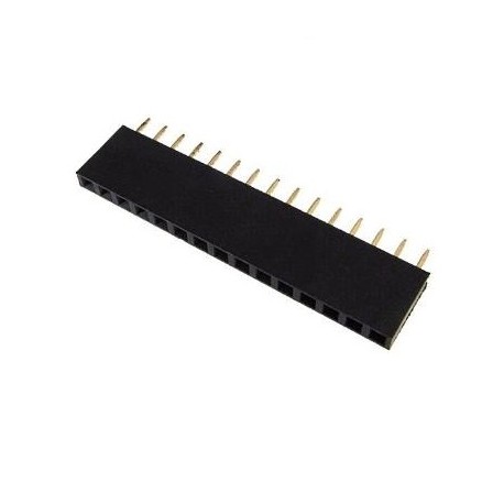 Pin Header Female 1x15 Pin Single Row 2.54mm