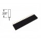 Pin Header Female 1x15 Pin Single Row 2.54mm