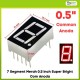 7 Segment Merah 0.5 inch Super Bright Com Anoda