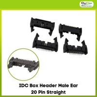 IDC Box Header Male Ear 20 Pin Straight