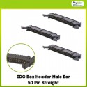 IDC Box Header Male Ear 50 Pin Straight