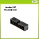PCB Header /w housing 20P