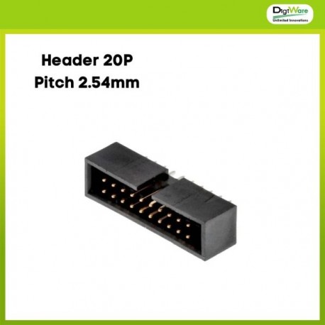 PCB Header /w housing 20P