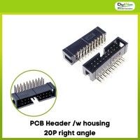 PCB Header /w housing 20P right angle