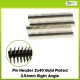 Pin Header 2x40 Gold Plated 2.54mm Right Angle