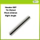 Pin Header 2x40 Tin Plated 2.54mm Right Angle