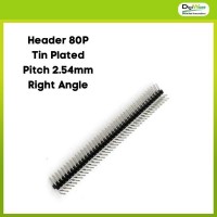 Pin Header 2x40 Tin Plated 2.54mm Right Angle