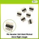 Pin Header 2x5 Gold Plated 2mm Right Angle