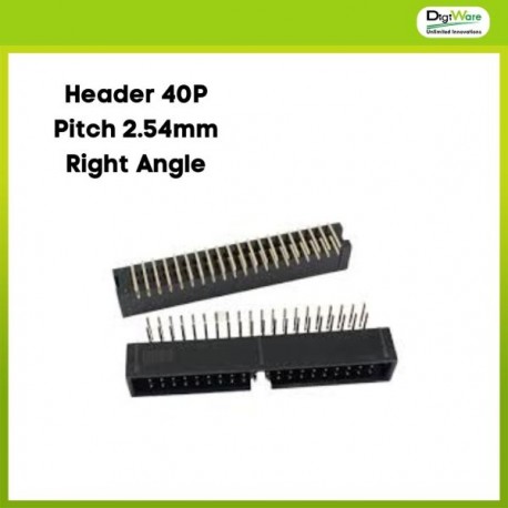 IDC Box Header Male 40 Pin Right Angle