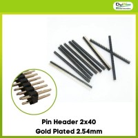 Pin Header 2x40 Gold Plated 2.54mm