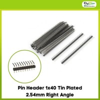 Pin Header 1x40 Tin Plated 2.54mm Right Angle