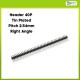 Pin Header 1x40 Tin Plated 2.54mm Right Angle