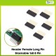 Header Female Long Pin Stackable 1x8 8 Pin