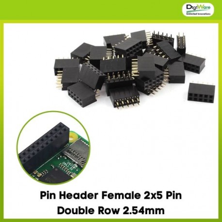 Pin Header Female 2x5 Pin Double Row 2.54mm