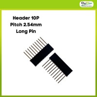 Header Female Long Pin Stackable 1x10 10 Pin