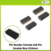 Pin Header Female 2x8 Pin Double Row 2.54mm