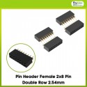 Pin Header Female 2x8 Pin Double Row 2.54mm