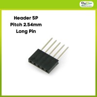Header Female Long Pin Stackable 1x5 5 Pin