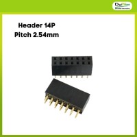 Pin Header Female 2x7 Pin Double Row 2.54mm