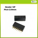Pin Header Female 2x7 Pin Double Row 2.54mm