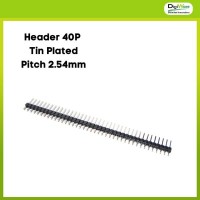 Pin Header 1x40 Tin Plated 2.54mm Hitam