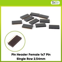 Pin Header Female 1x7 Pin Single Row 2.54mm