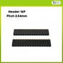 Pin Header Female 1x16 Pin Single Row 2.54mm