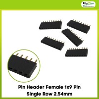 Pin Header Female 1x9 Pin Single Row 2.54mm