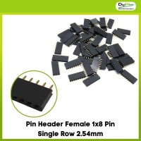 Pin Header Female 1x8 Pin Single Row 2.54mm