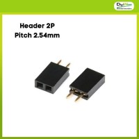 Pin Header Female 1x2 Pin Single Row 2.54mm