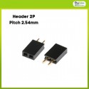 Pin Header Female 1x2 Pin Single Row 2.54mm