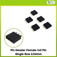 Pin Header Female 1x3 Pin Single Row 2.54mm