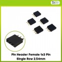 Pin Header Female 1x3 Pin Single Row 2.54mm