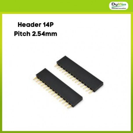 Pin Header Female 1x14 Pin Single Row 2.54mm