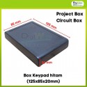 Box Keypad hitam (125x85x20mm)