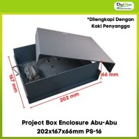 Project Box Enclosure Abu-Abu 202x167x66mm PS-16